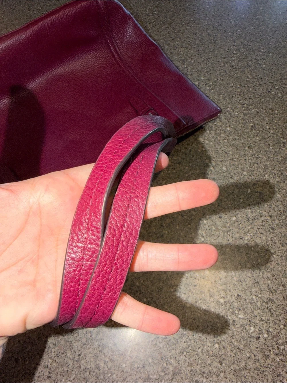 kate spade Pebbled Leather Berry Tote